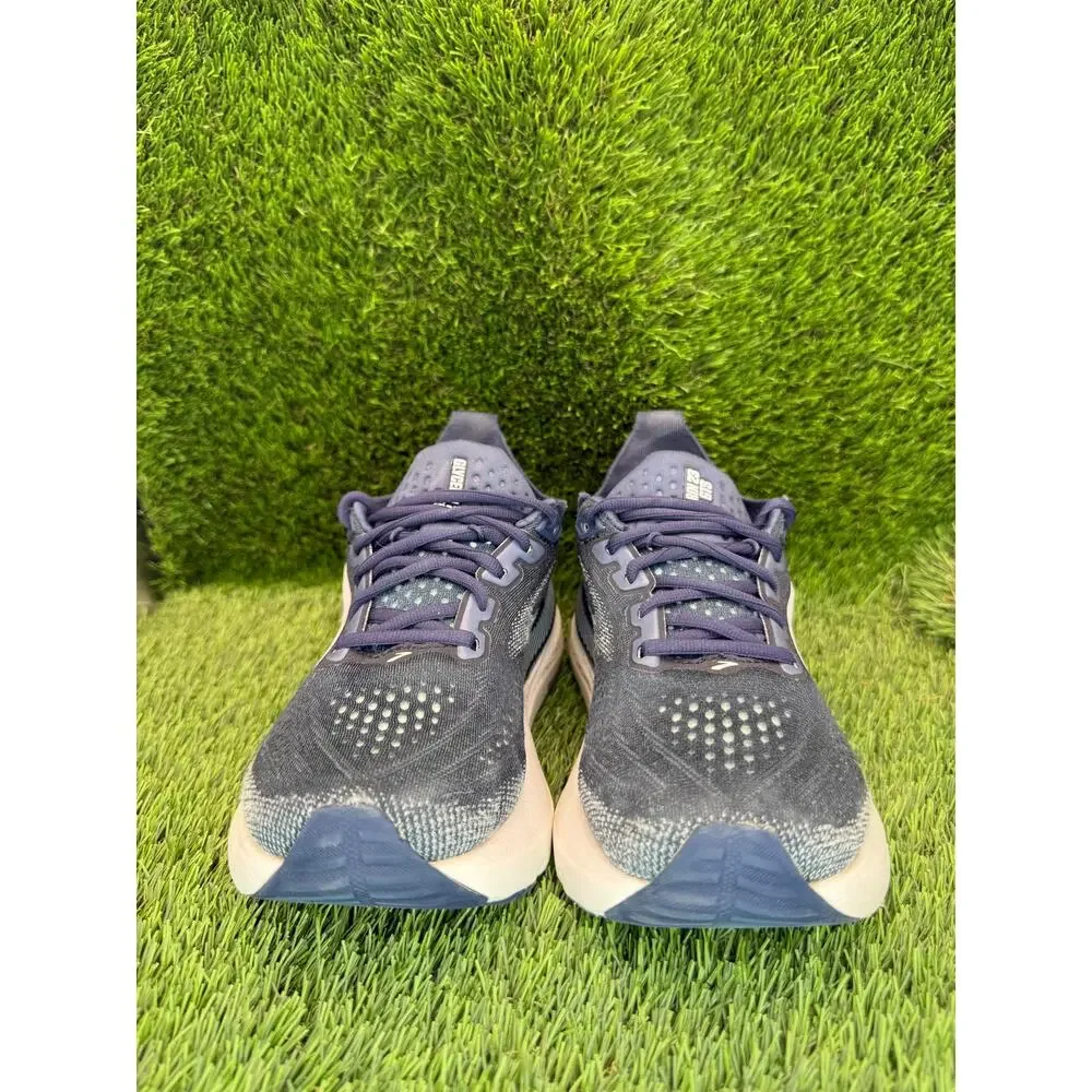 Brooks Glycerin GTS 23 1204921B453 Athletic Sneaker Womens 6.5B Blue Knit Sports
